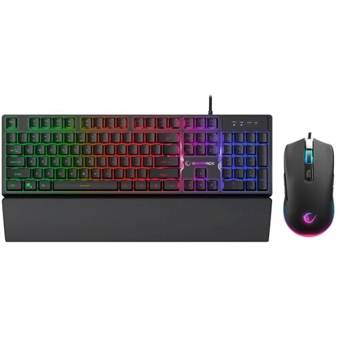 Rampage Tastatura+mi&scaron; žični set KM-RX7 FORTUNA V2 crni 42577 Cene