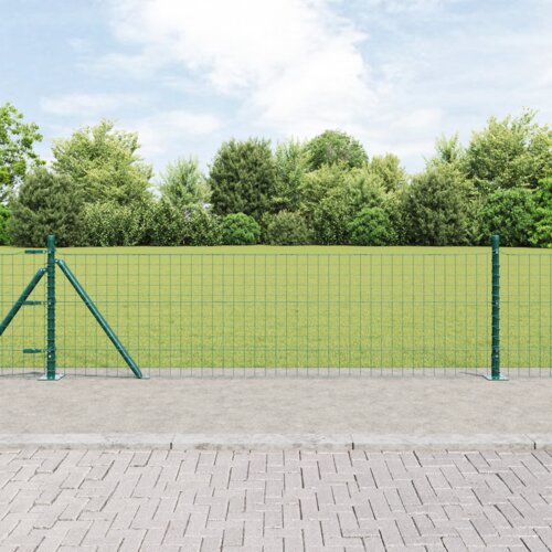 vidaXL stebri za ograjo z osnovnimi ploščami 26 kos Ø32mm 70cm cinkana jeklo Cene
