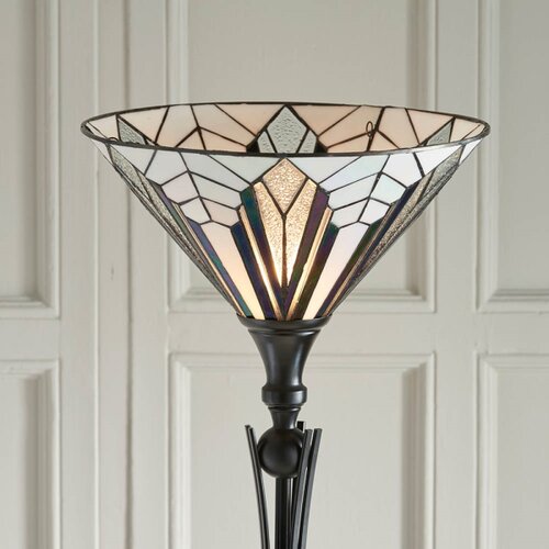  Endon 63933 - Stojeća lampa Tiffany ASTORIA 1xE27/60W/230V, prečnik 40 cm Slike