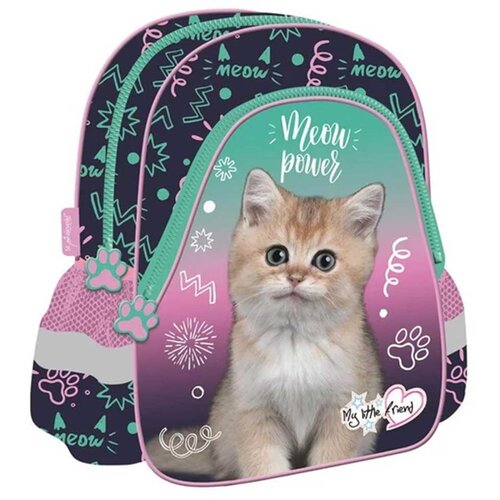 Unipap MLF Kitty Party nahrbtnik za vrtec z motivom mačk 25 x 30 x 10 cm Cene