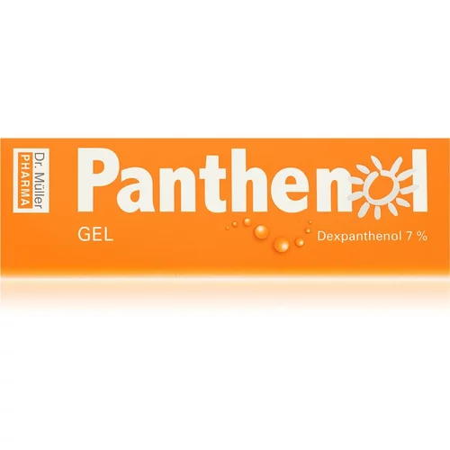 Dr. Müller Panthenol gel 7% pomirjajoč gel po sončenju za razdraženo kožo 100 ml