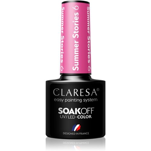 Claresa SoakOff UV/LED Color Summer Stories gel lak za nohte odtenek 6 5 g Slike