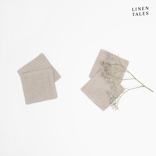 Linen Tales Bež platneni podmetači u setu od 4 kom - Cijene