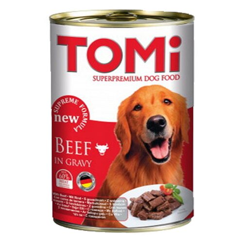 Tomi Vlažna hrana za pse, Govedina, 400 g Slike