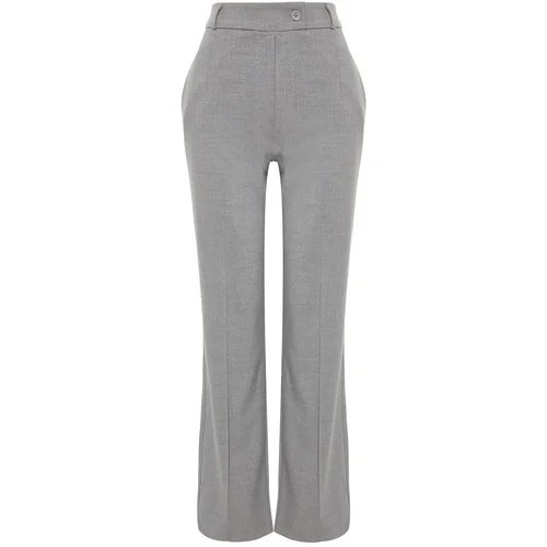 Trendyol Pants - Gray - Straight