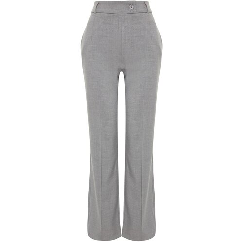 Trendyol Pants - Gray - Straight Slike