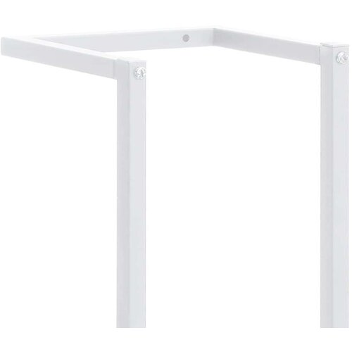 VidaXL stalak za ručnike bijeli 25 x 20 x 95 cm čelični Slike