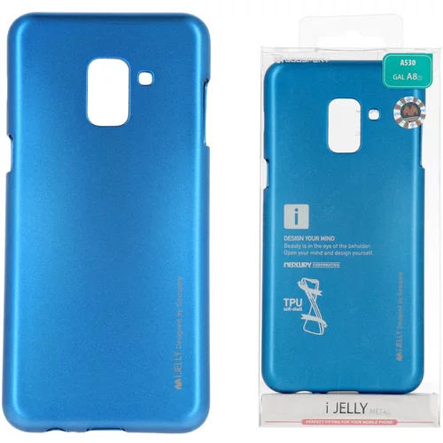  Gumijasti / gel etui Mercury i-Jelly Metal Case za Nokia 2.1 - modri
