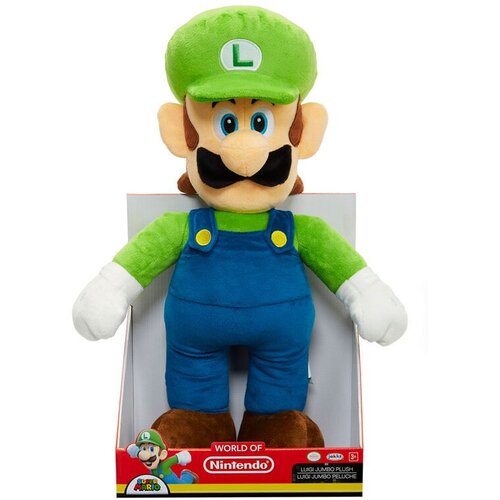 Super Mario Nintendo Luigi Jumbo pli&scaron;ani igračka 50cm Cijene
