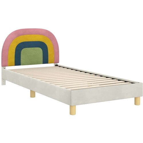  Okvir za krevet s uzglavljem Krema 90 x 200 cm Bar&amp;scaron;un Slike