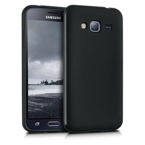 Nillkin silikonski ovitek za samsung galaxy J3 2016 J320 - mat črn Slike