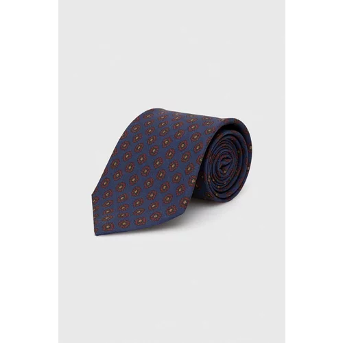 Polo Ralph Lauren Svilena kravata mornarsko modra barva