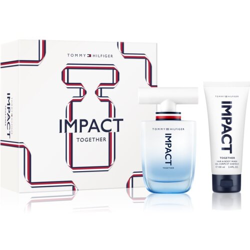 Tommy Hilfiger Impact Together Set toaletna voda 100 ml + gel za tu&amp;scaron;iranje 100 ml za mu&amp;scaron;karce Slike
