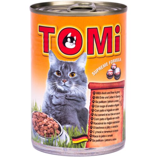 Tomi Hrana za mačke konzerva Perad/Jetra 400g Slike