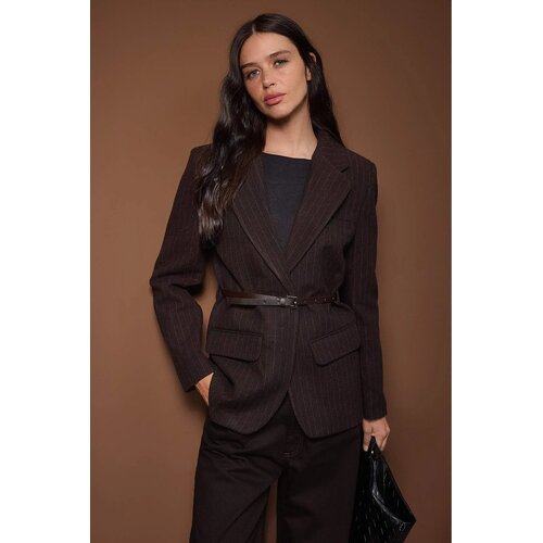 TRENDYOLMILLA ženska jakna model Twoaw26Bc00072, smeđa-smeđa Cene