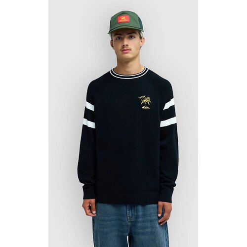 Quiksilver Bm Trench Town Crew Pulover black Slike