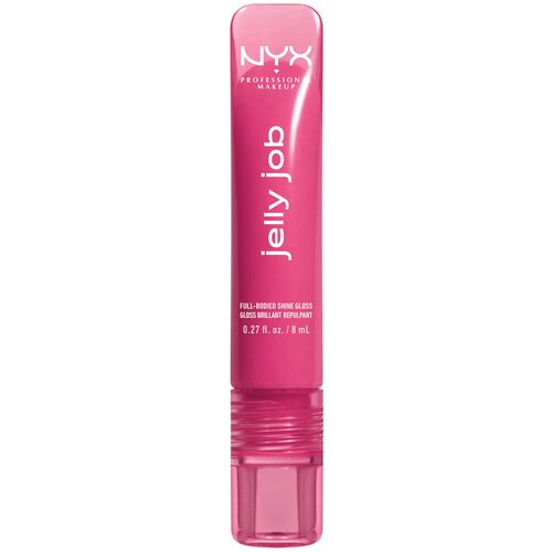 NYX Professional Makeup Jelly Job svetleči sijaj za ustnice z učinkom povečanja odtenek Jelly Jammin 7.5 ml Slike