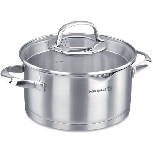 Korkmaz Lonec s pokrovom Steam 5,5l, (21230690) Cene