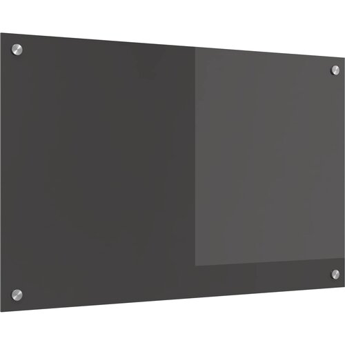  Kuhinjski zid Tamno siva 80 x 50 cm Staklo otporno na udarce Cijene