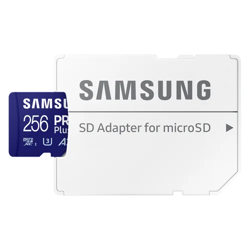 Samsung MicroSD kartica- 256GB MB-MD256SA/EU (PRO PLUSZ, USH-I, R180/W130, adapter, 256GB)