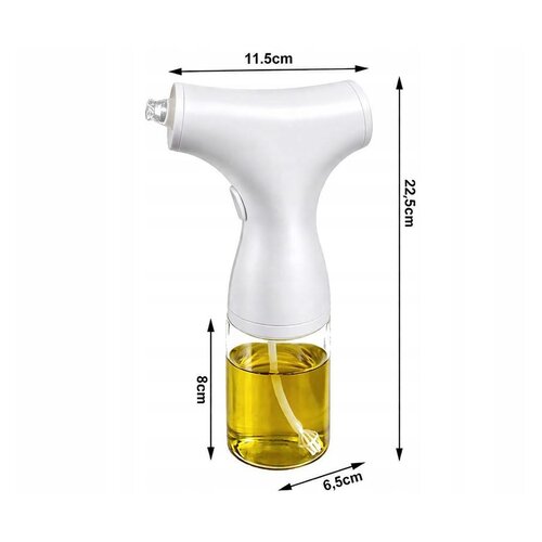  Električni aku. razpr&amp;scaron;ilec dozirnik olja in kisa 200ml USB bel Slike