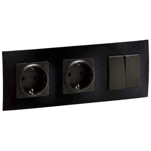  Legrand-Dvostruka kućna SCHUKO utičnica 250V/16A i dvostruki prekidač br. 5 NILOE Slike