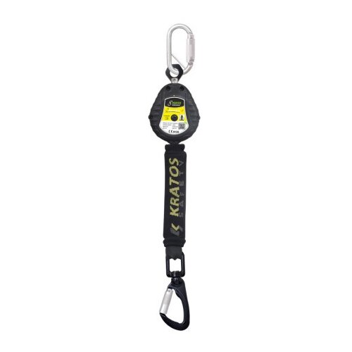 Kratos safety komplet za zaustavljanje pada s uvlačivom trakom od 1,75 m olympe s ( fa20 503 01 ) Slike