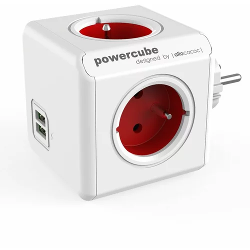 PowerCube modularni razdelilnik Original USB RED