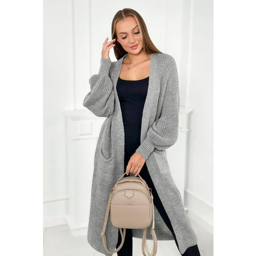 Kesi Sweater long sweater light grey