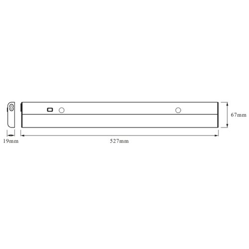 Osram - LED svetlo za montažu ispod ormarića sa senzorom FLAT LED/12W/230V 4000K Cene