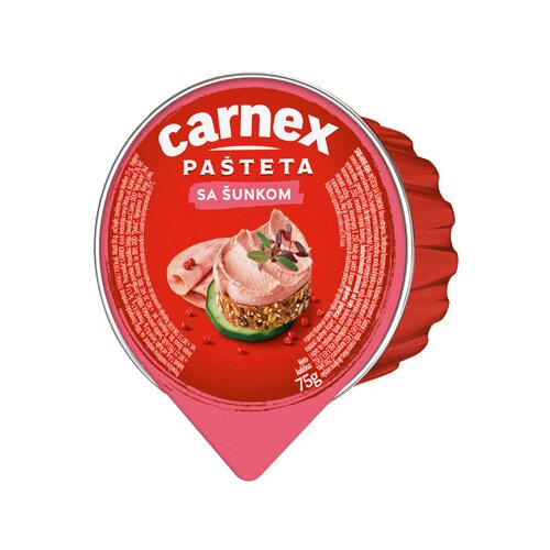 Carnex Pašteta sa šunkom 75g Slike