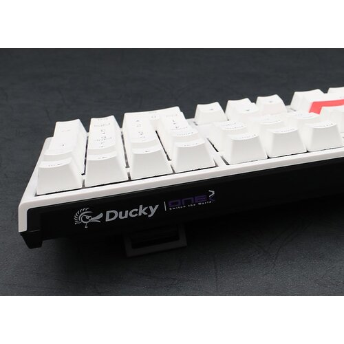 Ducky one 2 white edition keyboard universal usb german Slike