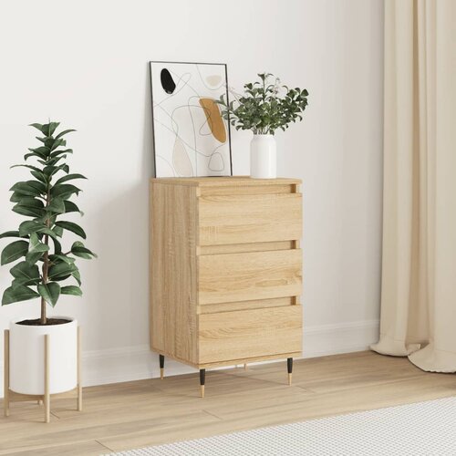 vidaXL Komoda sonoma hrast 40x35x70 cm inženirski les Cene