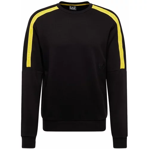 Ea7 Emporio Armani Sweater majica žuta / crna