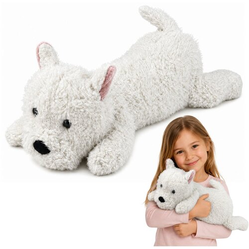 West Highland Plush Dog Cuddly Toy White 40 cm Cene