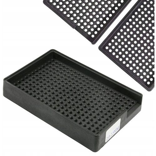 Rosfix Antistatična ESD Pladenj Za Vijake 2-2.5 Mm – 273 Odtokov, V-Oblikovani Luknje, Trajen Material | Za Elektroniko In Servis, (5000212358) Cene