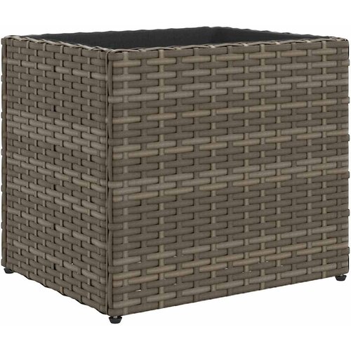  Vrtne sadilice 2 kom siva 36 x 30 x 32 cm od poliratana Slike
