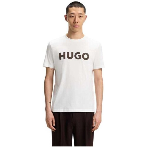 Hugo bela pamučna mu&amp;scaron;ka majica Slike