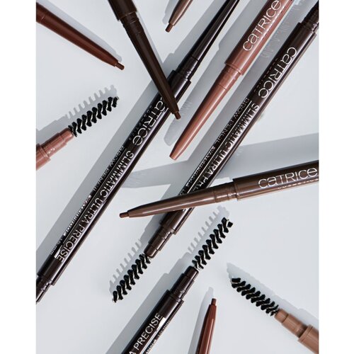 Catrice Slim&amp;acute;Matic Ultra Precise vodoodporen svinčnik za obrvi 0,05 g odtenek 025 Warm Brown Slike