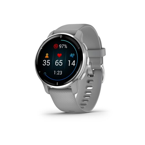 Garmin Venu 2 Plus sportski sat s mjeračem aktivnosti, silikonski silikonski remen u prahu sivi / prah sivi Cene