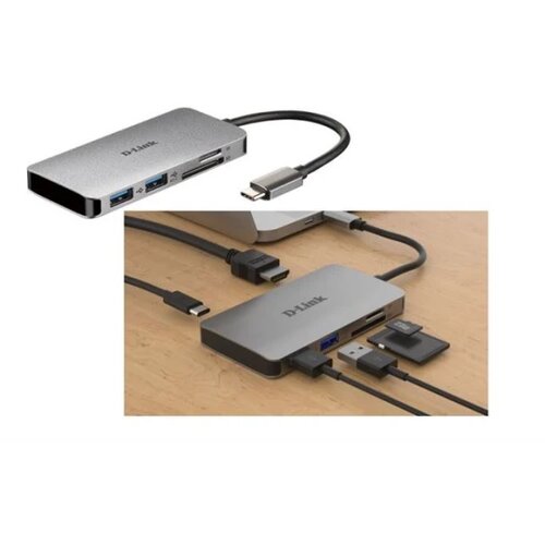 D-Link / DLink D-Link 6-in-1 USB-C Hub, DUB-M610 Slike