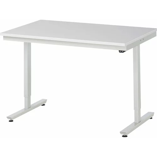 RAU Delovna miza z električno nastavitvijo višine, melaminska plošča, nosilnost 150 kg, ŠxG 1250 x 800 mm