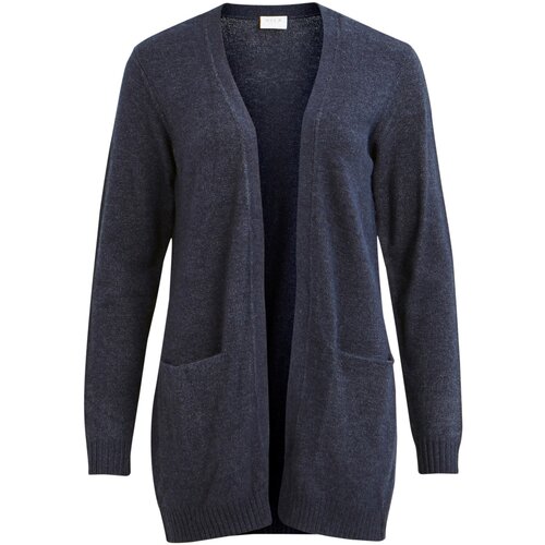 Vila Telovniki & Jope VIRIL OPEN L/S KNIT - NOOS 14044041 Modra Cene