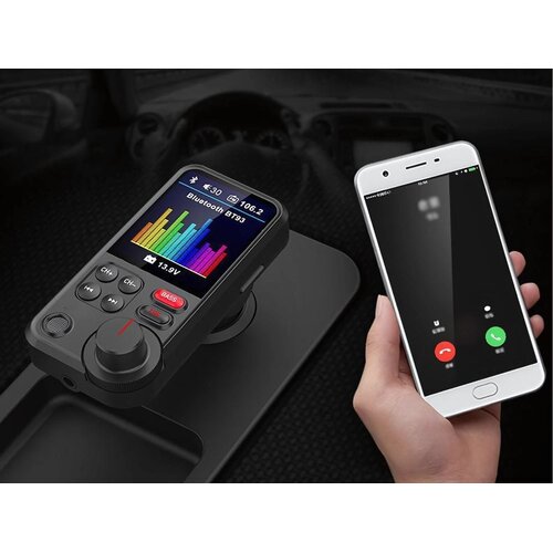  Avto bluetooth oddajnik 5.0 FM USB QC TF bas LCD 12-24V Slike