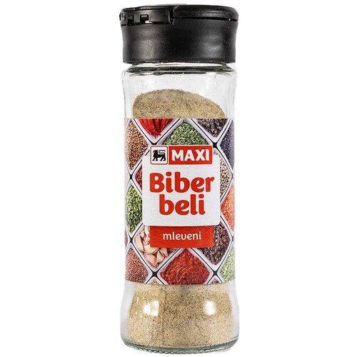  Biber MAXI beli staklo 55g Slike