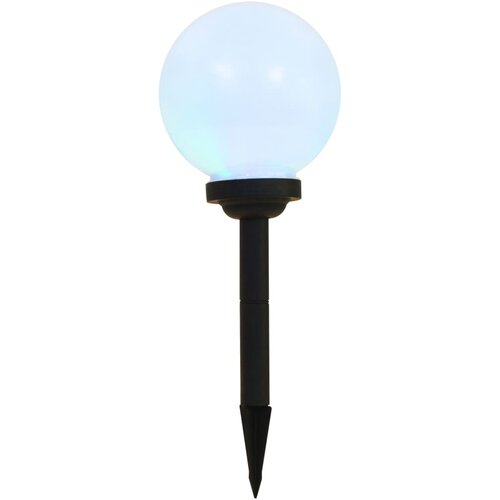  Vanjske solarne svjetiljke 3 kom LED kuglaste 20 cm RGB Slike