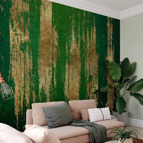  Foto tapeta - Golden-Green Expression 245x175 Samoljepljiva Cene