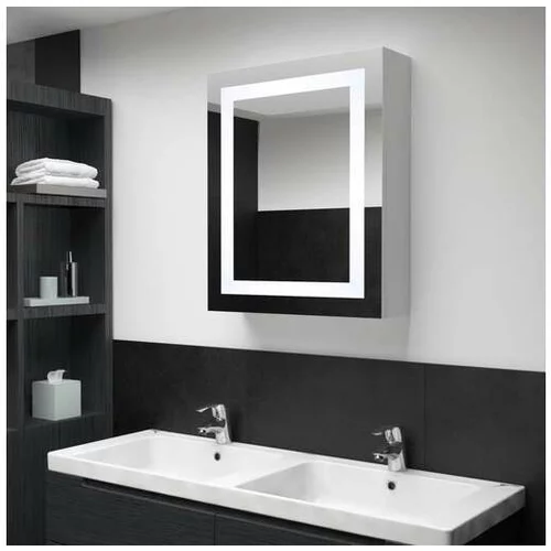  LED kopalniška omarica z ogledalom 50x13x70 cm