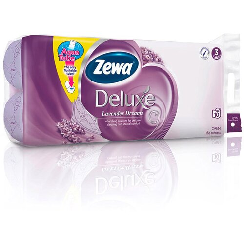 Zewa deluxe lavander dream toalet papir 10 komada Slike