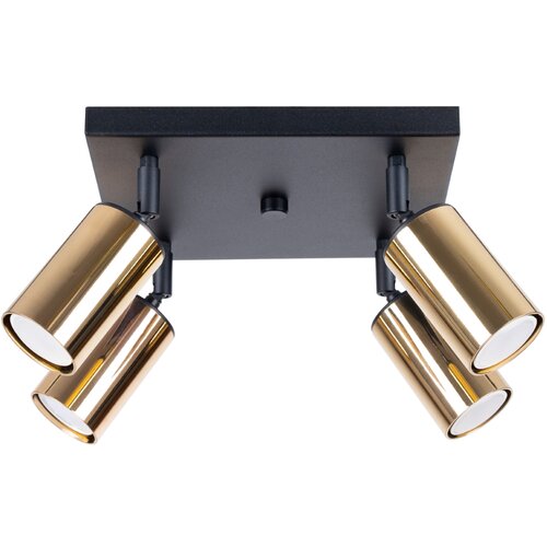 Sollux Lighting Stropna svetilka WINX 4 črna/zlata, (21347880) Cene